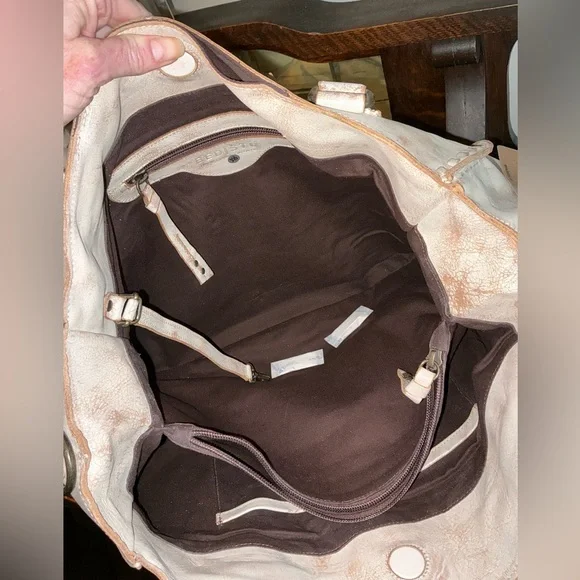 NWT Bed Stu Leather Rockaway Shoulder Crossbody Bag Tote Nectar Lux MSPR $345 - Picture 11 of 15